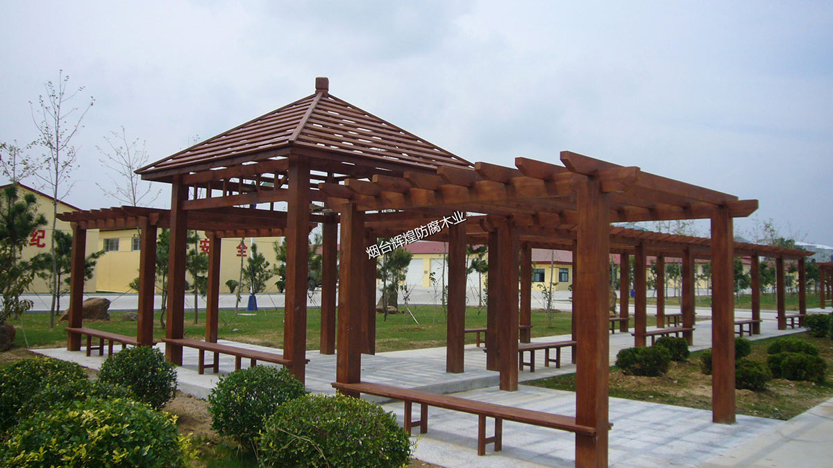 防腐木-凉亭