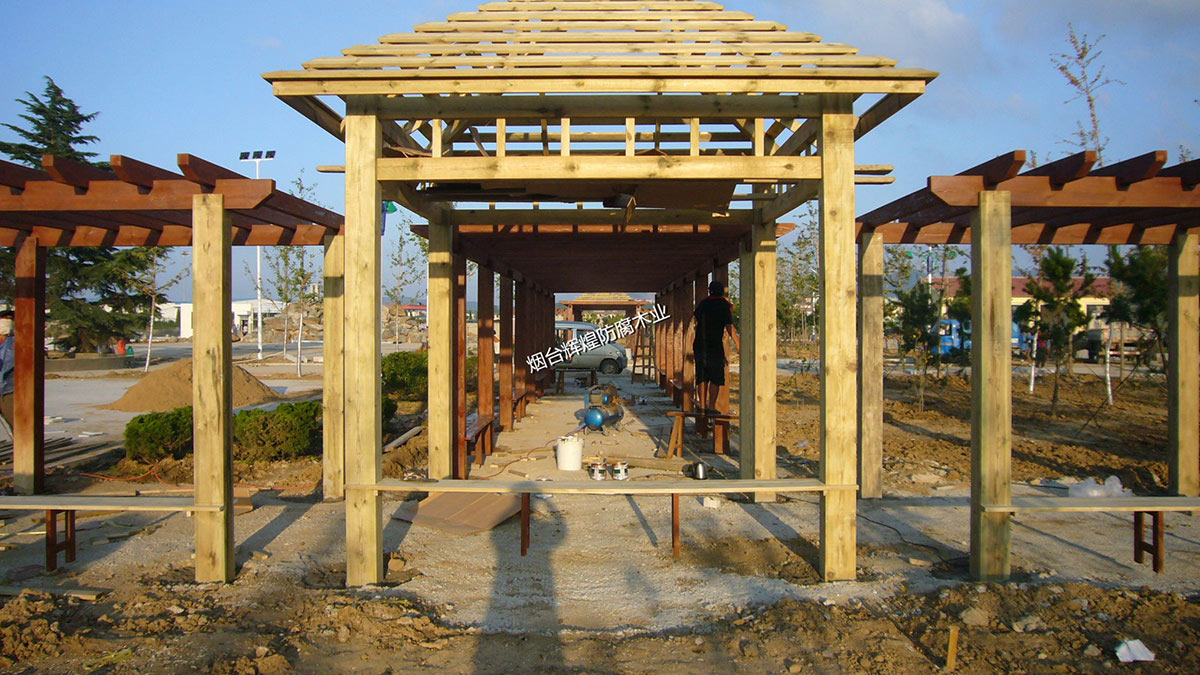 防腐木-凉亭